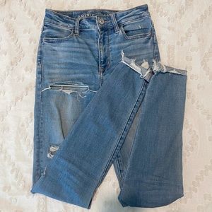 American Eagle Ripped Skinny Jeans